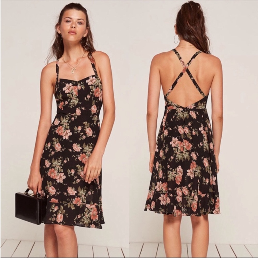 Reformation Giselle Dress in Baroque floral